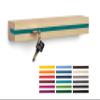 Buchenbusch urban design Ash Key Board with Turquoise Felt Insert, Holds up to 10 Keys view 1