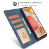 Leather Wallet Case for Samsung Galaxy A72/A52/A32/F62/A22/A02/A12/A51/A71/A21/A41/A31/A11/A01/A50/A70S/A40/A20E/A10/M30, Brown, Galaxy A72 4G/5G view 2