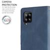 Leather Wallet Case for Samsung Galaxy A72/A52/A32/F62/A22/A02/A12/A51/A71/A21/A41/A31/A11/A01/A50/A70S/A40/A20E/A10/M30, Brown, Galaxy A72 4G/5G view 4