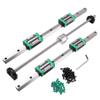 CNCYEAH Linear Guide Kit, 2 HGR20-800 mm Rails, SFU1605-800 mm Ball Screw, BF12/BK12 Supports, DSG16H, Coupling and 4 Blocks view 1