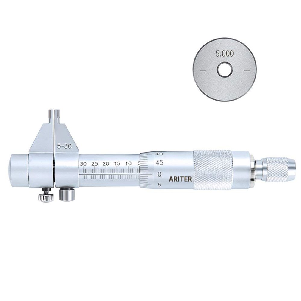 Heavy-Duty Inside Micrometer, 5–30 mm, 0.01 mm, High-Precision Spiral Type