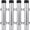 9Tong Stainless Steel Fishing Rod Holders, Side-Mount for Boats and Kayaks, 4-Pack view 1