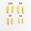 20 Sets #10 Double-Open Zipper Repair Kits, Gunmetal Black view 2