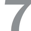 ShirtInStyle Self-Adhesive Number 7, 15 cm High, Silver view 1