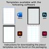 Evergreen Goods A4 Matte White Paper Labels | 30 Sheets view 2