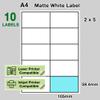 Evergreen Goods A4 Matte White Paper Labels | 30 Sheets view 3