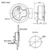 Stainless Steel Keyed Lock for RV/Boat Hatches view 4