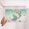Mermaid Non-Slip Bath Mat, 20 x 32 in, Ocean Golden Mermaid Scales view 1