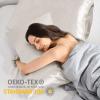Vielit Satin Pillowcase 40x80 cm, 2-Pack, Silk-Like, Beige view 2