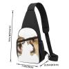 Lwe Roar Sling Backpack Crossbody Shoulder Bag, Travel Hiking Chest Bag, Daypack, Black, One Size view 4