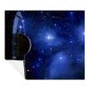 Soft Flannel Throw Blanket, 150 x 130 cm, Lightweight Blanket for Children and Adults, Galaxy Space Planet Design view 2