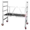 AC xPress Compact-S Rolling Scaffold | Aluminum | 3 m Working Height | TÜV/GS Tested | Platform with Hatch | Expandable | DIN EN 1004 & 1298 | Indoor & Outdoor view 1