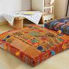 Patchwork Floor Cushion, Square, 88.9 x 88.9 cm, Box-Shaped, Hypoallergenic, for Meditation, Mandala Cushion, Dog Beds and Lounging view 2