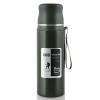 1L Double-Wall 304 Stainless Steel Insulated Water Bottle, Green view 1