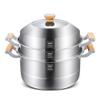 MNSSRN 30 cm Multi-Layer Stainless Steel Food Steamer for Gas or Induction Stoves view 1