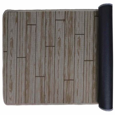 Casatessile Non-Slip Kitchen Runner, Oak, Beige, 50 cm Wide x 340 cm Long