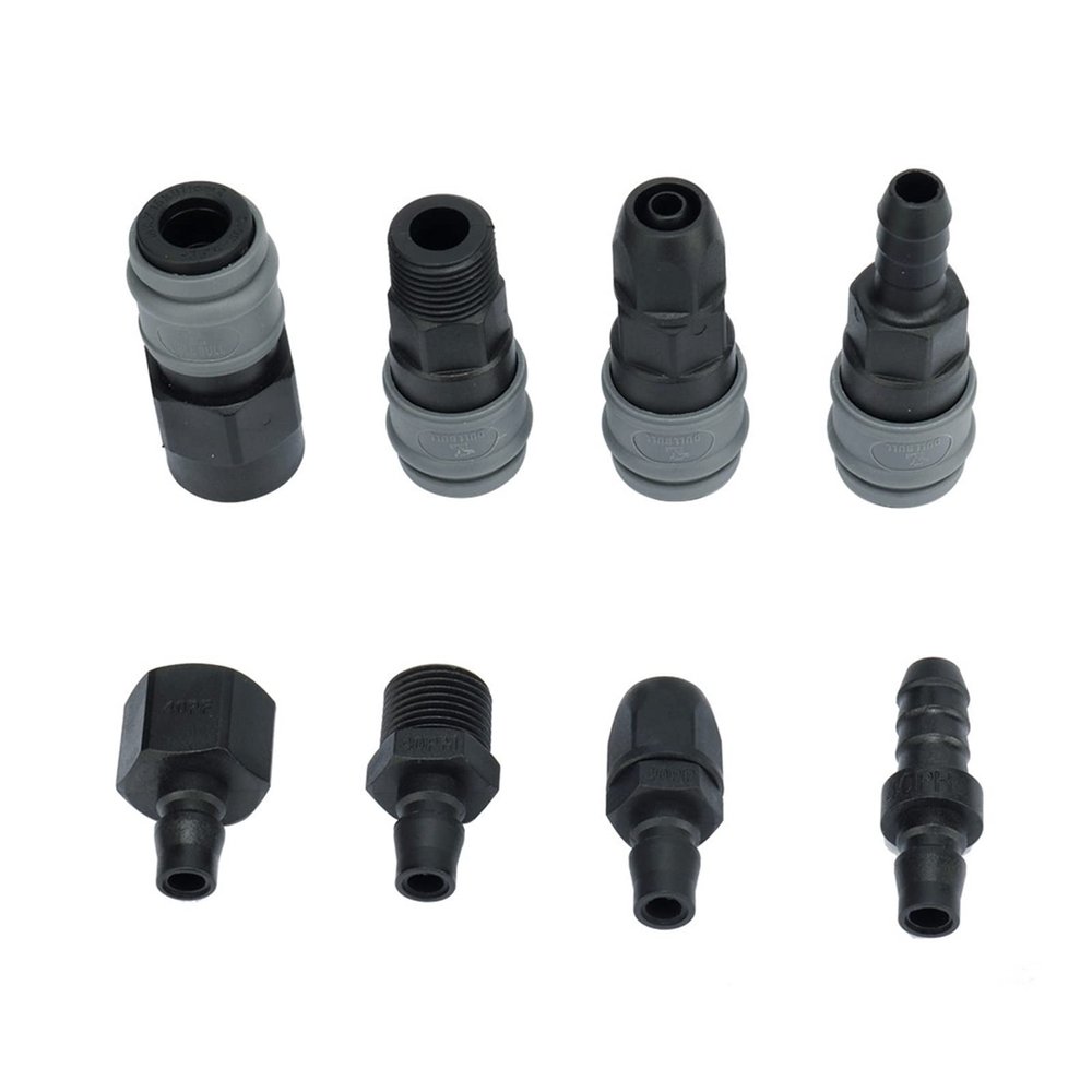 Sprinkler Irrigation Pipe Fittings, Quick Couplers and Hose Adapters, 2-Pack