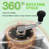 Aygrochy 48 cm Bowl Trimmer with Sharp Stainless Steel Blades, Silver view 3