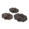 Security Hasp Lock, 1-Piece Vintage Wooden Drop Hasp for Jewelry Boxes and Furniture, 76 x 57 mm view 2