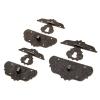 Security Hasp Lock, 1-Piece Vintage Wooden Drop Hasp for Jewelry Boxes and Furniture, 76 x 57 mm view 3