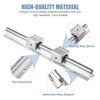 CNCMANS SBR20 Linear Guide Rail 400 mm with 4 SBR20UU Bearing Blocks, SFU1605 Ball Screw with BK12/BF12, DSG16H Nut Housing and Coupling Set view 3