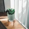 Kollecture Fleur Planter, Brown, Gray Stand view 3