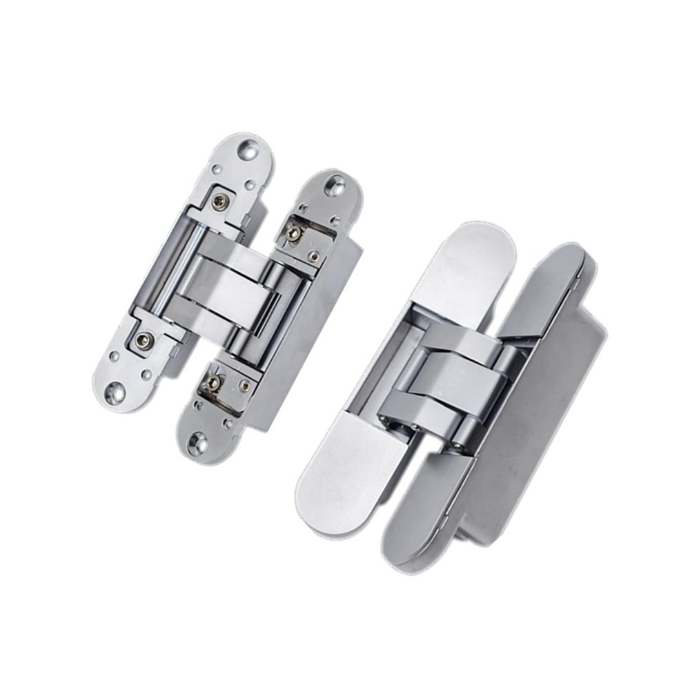 YGLONG 180° Adjustable Concealed Door Hinges, 2 Pieces, 60 kg