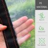 RGRE Clear Waterproof PVC Tarp 2 x 7 m with Eyelets view 2