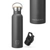 NuMADA Personalized 20 oz Stainless Steel Bottle, Black view 1