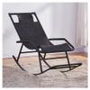 DUNAKE Living Room Glider Recliner with Headrest and Footrest view 1