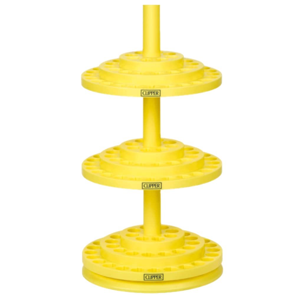 Clipper Lighter Collectors’ Carousel (1–5 Rotating Tiers) + 1 Surprise Clipper + Keychain (3 Tiers)