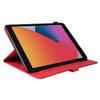 XFDSFDL Red PU Leather Flip Case for Apple iPad 5/6/7 2017–2018 (9.7-inch), Stripe Pattern, Stand, Magnetic Closure, Auto Wake/Sleep view 4