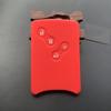 YJADHU Silicone Rubber Car Key Case, 4 Buttons, Red view 1