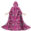 YUNHOME Hooded Blanket, Skull Print view 2