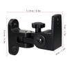 Speaker Shelves, Adjustable Wall Mounts for Dual Surround Speakers, Supports 15 kg, Pair view 2