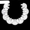 1pc Embroidered Intertwined Vines Floral Lace for Necklines, DIY Collars and Sewing Crafts view 1