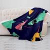 Angry Shark Sea Life Pattern Soft Cozy Throw Blanket for Adults and Children, Lightweight Microfiber Fleece Blanket for Couch, Bed, Sofa, and Travel, 150 x 200 cm view 4