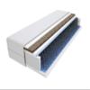 Godre Gina Grass Bonell Spring Mattress 130x210 cm, H3 & H4 Medium-Firm/Firm, Foam & Sea Grass, Quilted Cover, 16 cm, Hypoallergenic view 1
