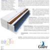 Godre Gina Bonell Spring Mattress 110 x 160 cm, H3 & H4 Firmness, Medium-Firm/Firm, Foam & Coconut, Quilted Cover, 16 cm High, Hypoallergenic view 3