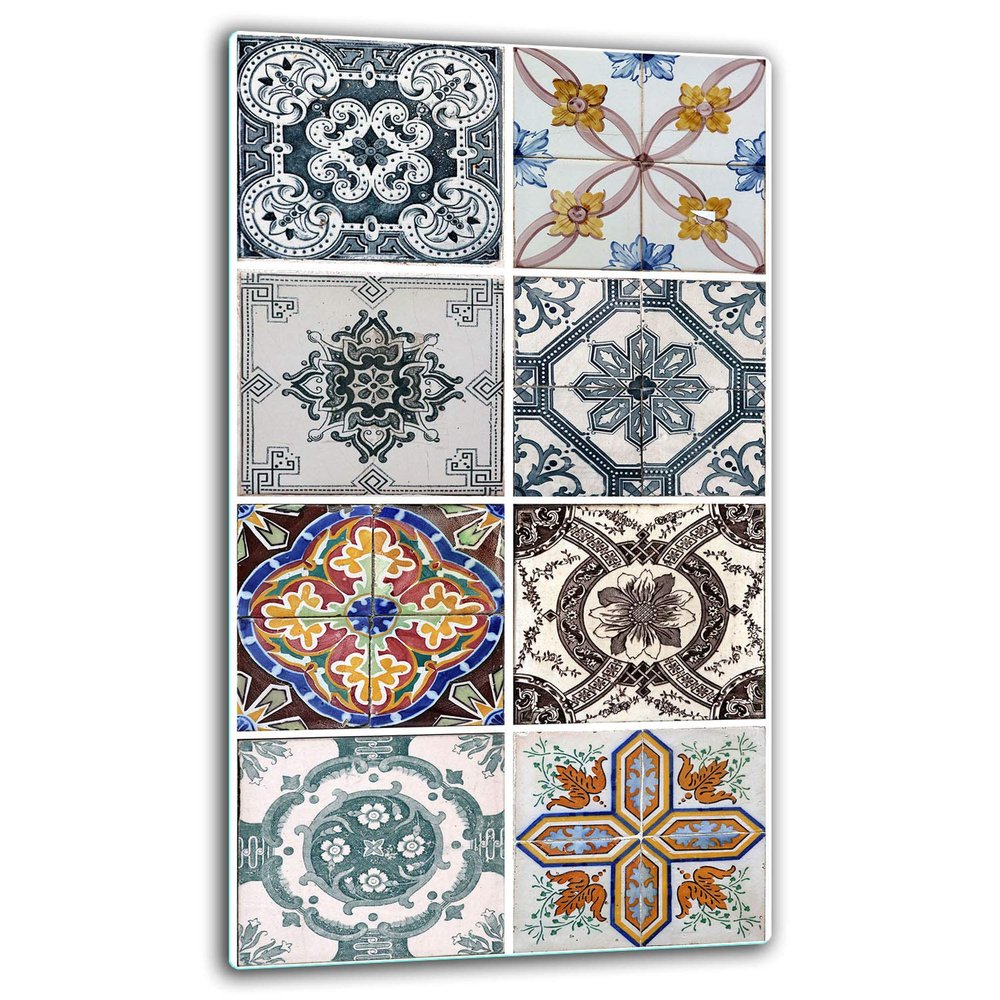 TMK ArtDeko Glass Stove Cover, 1-Piece, 30 x 52 cm
