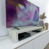 Henor Wooden TV Riser Stand, 90 x 35 x 15 cm, Stel Oak, Supports up to 60 kg view 1