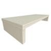 Henor Wooden TV Riser Stand, 90 x 35 x 15 cm, Stel Oak, Supports up to 60 kg view 2