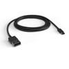 USB-C Charging Cable for Samsung Galaxy A21 2020, Black, 2 x 1 m view 2