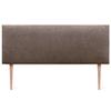 DHOME AQUALINE Upholstered Headboard with Legs, Marron Fabric, 160 cm view 4