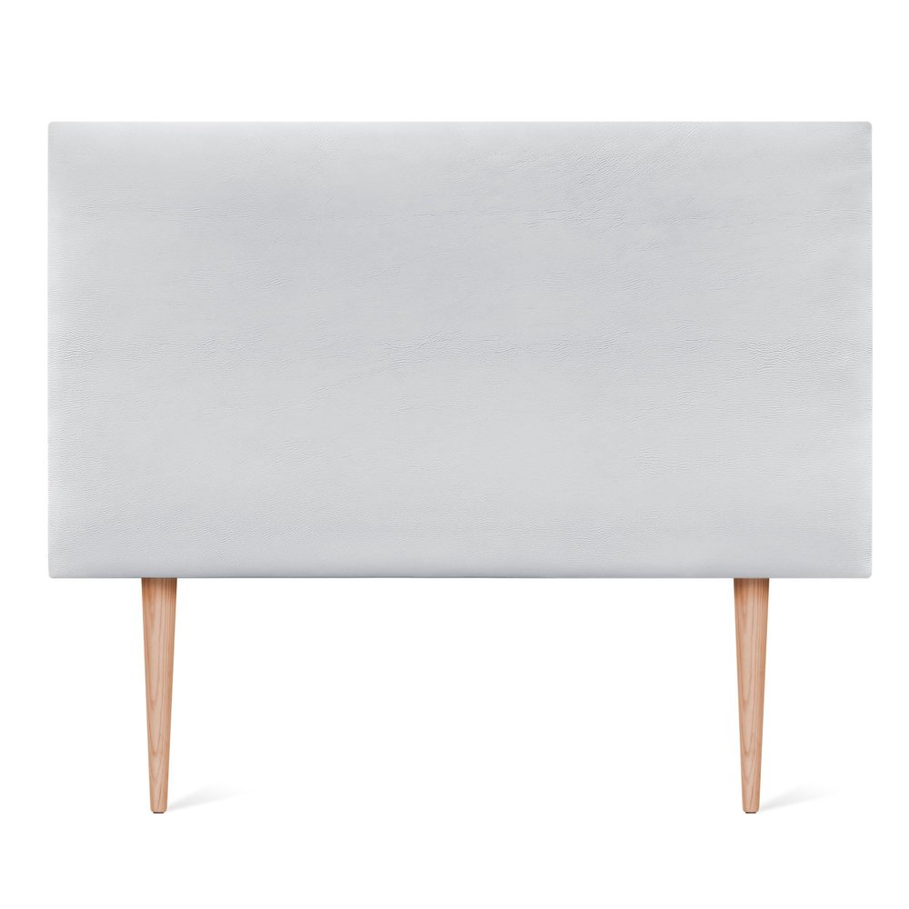 DHOME AQUALINE Upholstered Faux Leather or Fabric Headboard with Legs, Smooth, 110 x 105 cm
