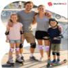 SKATEWIZ Kids' Protective Gear Set for Inline Skating, Skateboarding, BMX and Scooters, XS, Blue view 2