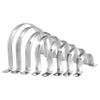 PRIOstahl Stainless Steel Pipe Clamps, 25 x 25 mm, 2-Pack view 1