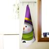 Soft Christmas Snowman Cartoon Towel with Purple Hat, 27.5 x 15.7 in view 2