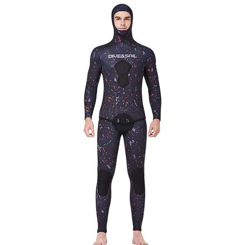 WYYHAA Men's 5mm Premium Neoprene Full-Sleeve Diving Skin for Spearfishing, Snorkeling, Surfing, Canoeing, and Diving