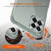 ivoler Clear Silicone Case for Samsung Galaxy M33 5G with Shock-Resistant Corners view 2